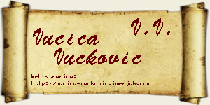 Vučica Vučković vizit kartica